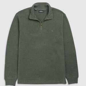 Rodd & Gunn Olive 1/4 Zip-Up Sweater